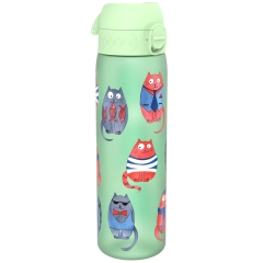 Butelka ION8 BPA Free I8RF500PGCATS Cats