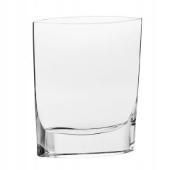 Wazon na kwiaty szklany transparentny CASUAL 24cm KROSNO solidny wytrzymały