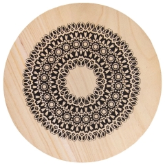 Podstawka pod garnek drewniana MANDALA 20 cm