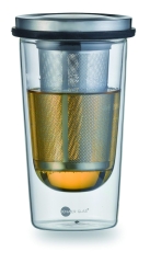 KUBEK ZAPARZACZEM pokrywką do herbaty JENAER GLAS