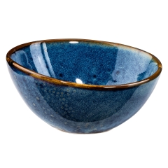 Porcelanowa Miska Deep Blue Verlo Półmisek Talerz Miseczka 300 ml