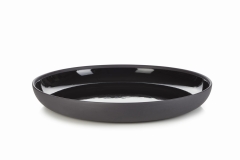 REVOL Solid Talerz czarny 27 cm Porcelain france