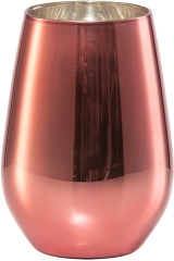 Vina Shine szklanka różowa 397 ml