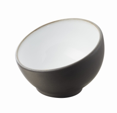 Solid miseczka asymetryncza 40 ml,  biała