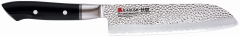 Nóż Santoku kuty VG10 HM dł. 18 cm  młotkowany