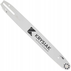 Prowadnica do pilarek 16", 56 ogniw Krysiak 3/8" do PIŁY 1,3 mm