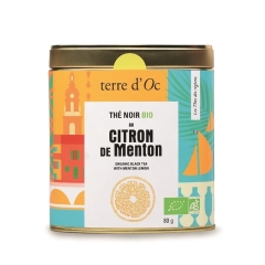 BIO Herbata czarna 80g cytryna z Menton Regiona