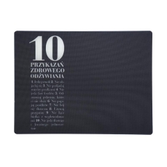 Deska/podkładka szklana 10 przykazań