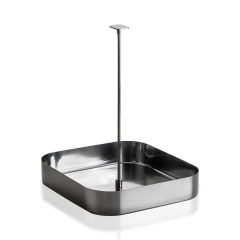 Koszyk kwadratowy z uchwytem 22cm, Stile