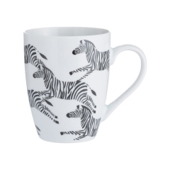 Kubek 380ml. zebra