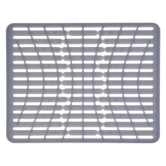 Mata do zlewu 28x32cm. Silikon szara GoodGrips