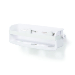 Półka pod prysznic biała, FLEX GEL-LOCK