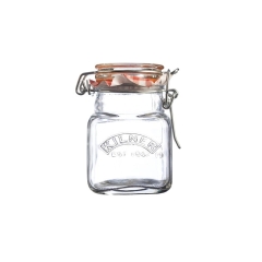 Słoik 0,07 l. Square Clip Top Jar