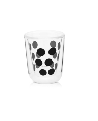 Szklanka 75 ml z podw. ściankami, czarna