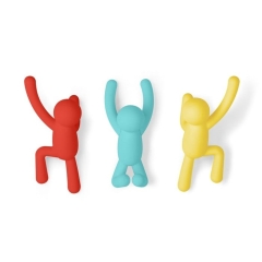 Wieszak ścienn wielokolorowy, BUDDY