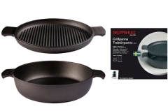 Zestaw 2 stoko. naczyń pat. grill27+patel.27