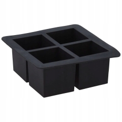Forma do kostek lodu silikonowa XXL 15,5x15,5x6 cm duże kostki lodu
