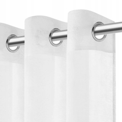 FIRANA GOTOWA NA PRZELOTKACH BIAŁA PROSTA MATOWA DO SALONU 140x250cm