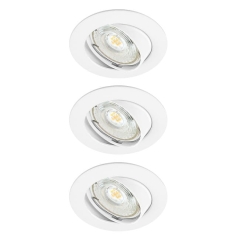 3 x opr Wpu Clane Gu10 450 lm 2,7Tk Okr Bia