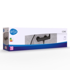 Bateria prysznicowa  Icone Sensea Czarny Mat B/Zest