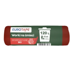 Eurotape Worki na  Smieci Braz 25 szt 120 l