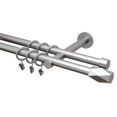 Karnisz Ii 19 mm   Heksagon Ins300 cmChrom Mat