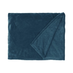 Koc Flamingo Fossil 200 x 220 cm Niebieski