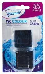 Kostka WC Colour Ocean Niebieska 2 sztuki