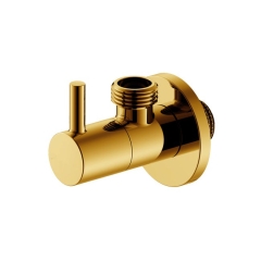 Kurek Kątowy 1/2"-3/4" Gł 1008 Złot Argo