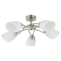 Lampa Suf Donna 5 x 60W E27 Nikiel