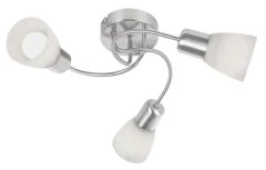 Lampa Suf Gordon 3 x e14 40W Satyna