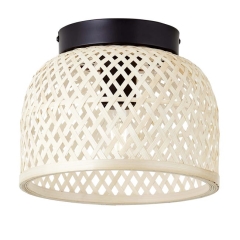 Lampa Suf Ninon 1 x e27 Czarna Bambus