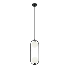 Lampa Wisz Lupus 2 x g9 25W Czarna