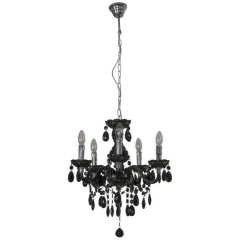Lampa Wisz Whiz 5 x 60W E14 Czarna