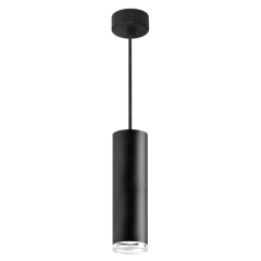 Lampa Wisząca Łaz Turyn Gu10 Ip44 Czarna
