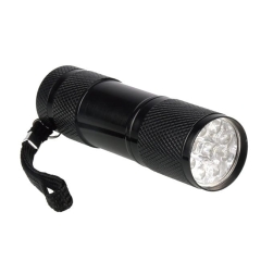 Latarka Mini Aluminiowa Czarna Led 45 lm
