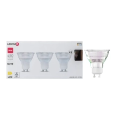 Lex 3 x gu10 3,9W 450 lm 4Tk 100St Cl Gl