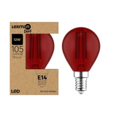 Lex E14 Fil Kul 4,5W 105 lm 330St Czer Gl