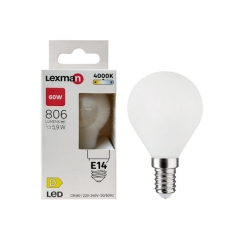 Lex E14 Fil Kul 5,9W 806 lm 4Tk mlGl