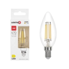 Lex E14 Fil Św 3,4W 470 lm 4Tk Cl Gl