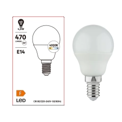 Lex E14 Smd Kul 4,9W470 lm4Tk 240St mlPl