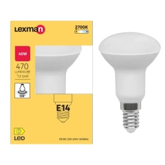 Lex E14 Smd R50 3,4W470 lm2,7Tk120St Mlpl