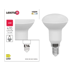 Lex E14 Smd R50 3,4W470 lm4Tk 120St mlPl