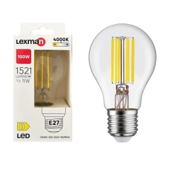 Lex E27 Fil Bań 11W 1521 lm 4Tk Cl Gl