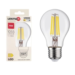 Lex E27 Fil Bań 7,8W 1055 lm 4Tk Cl Gl