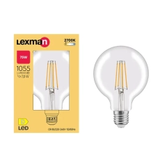 Lex E27 Fil G95 7,8W 1055 lm 2,7Tk Cl Gl