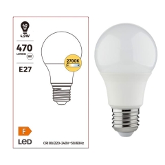 Lex E27 Smd Bań 4,9W470 lm2,7Tk240St Mlpl