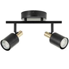 Listwa Refl Vador 2 x gu10 Czarna