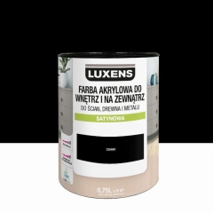 Luxens Emalia Sat 0,75  l Black 0