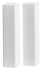 Narożnik do Listew 80 mm   Bialy 2 szt